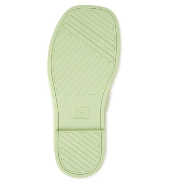 Mint Green Flip Flops women's sandals Puffy Thong shoes No Boundaries - Picture 3 of 7